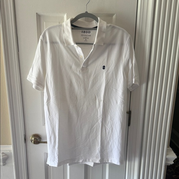 IZOD Men's Classic White Polo Shirt - Picture 1 of 4